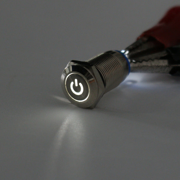 12V Push Switch Self Locking Switch 4 Pin Led Push Button Switch Latching Power Switch Waterproof