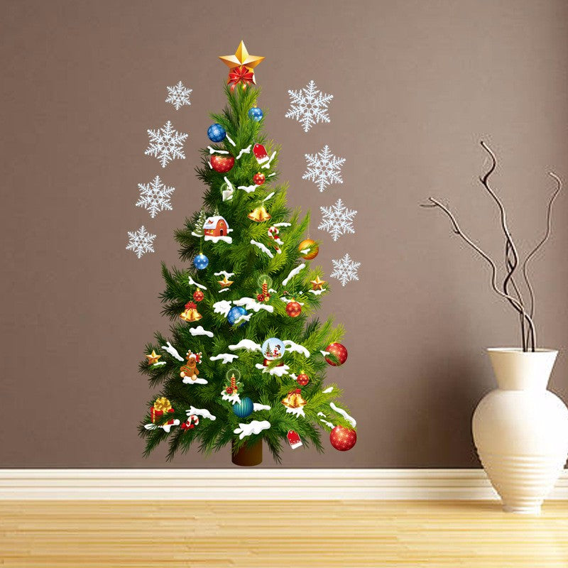 Christmas Tree Removable DIY Window Wall Sticker Home Party Decoration