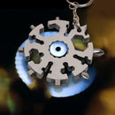 Minleaf ML-PS1 20 In 1 EDC Screwdriver Portable Snowflake Shape Keychain Wrench Pocket Screw Drivers DIY Multi-tool