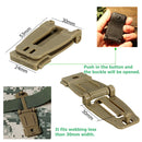 Molle Tactical Backpack Strap Webbing Connecting Buckle Clip