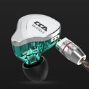 CCA C10 4BA+1DD 3.5mm 4 Balanced Armatured 1 Dynamic In Ear 10 Drive Units Earphone HiFi DJ Monitor Sports Headphone With Mic Detachable Cable