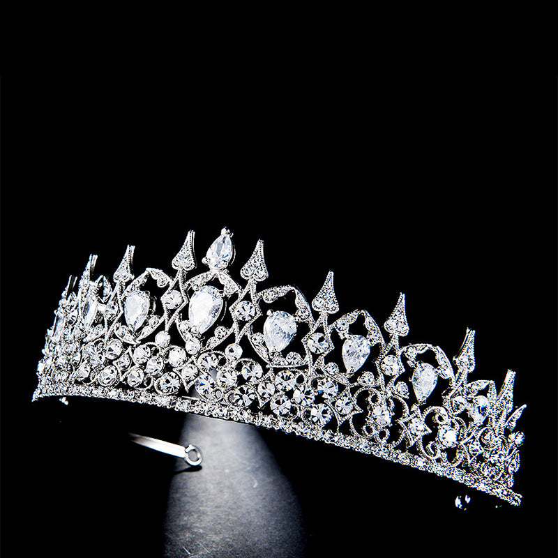 Wedding Prom Jewelry Pageant Crown Headband Crystal Rhinestone Princess Tiara Bridal Headband