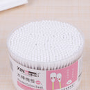 500 Pieces Double Head Wooden Stick Cotton Swab Disposable Double-ended Wooden Stick