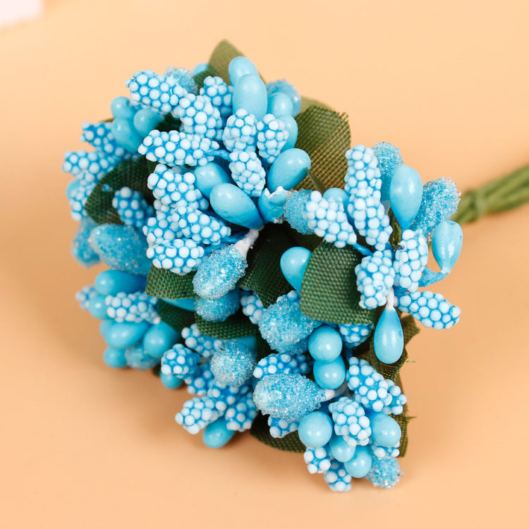 12pcs Artificial Simulation Berry Flower Headwear Garlan Gift Party Decoration