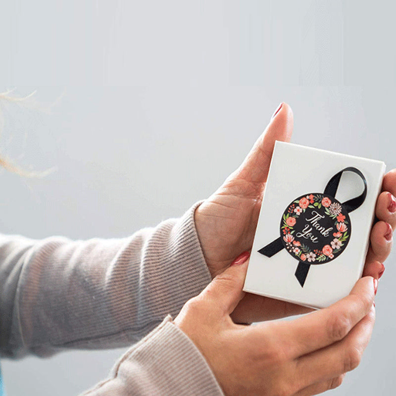 500Pcs/Set Round Thank You Stickers Paper Envelope Packaging Gift Label Roll Tape