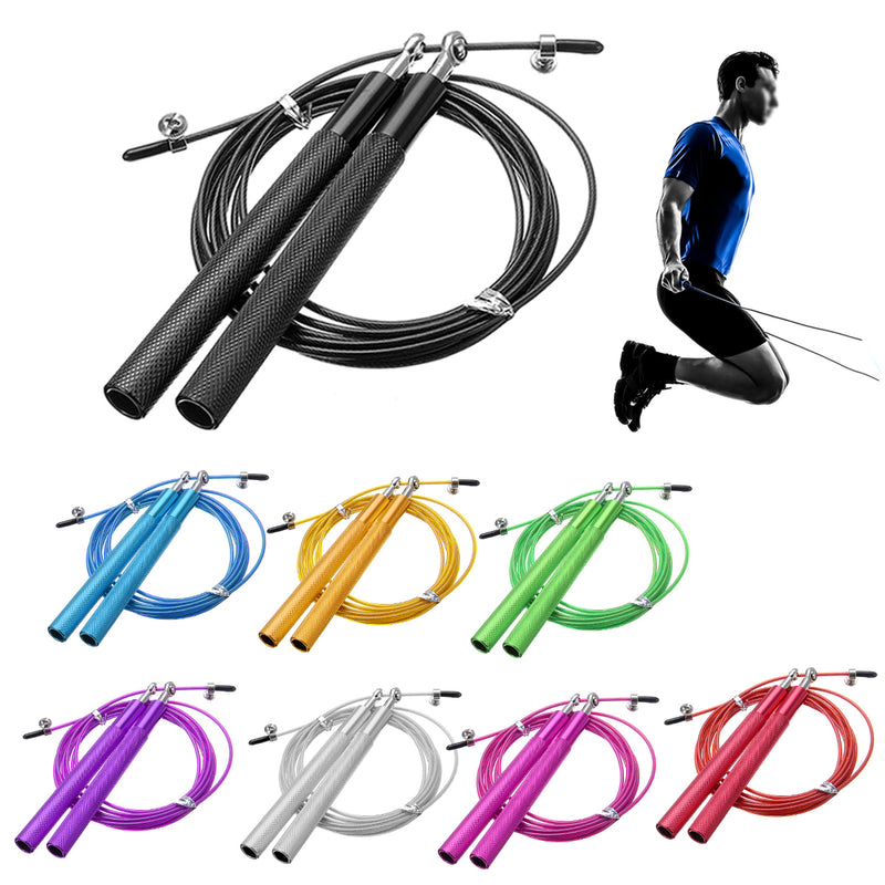 Aluminum Speed Rope Jumping Sports Fitness Exercise Skipping Rope Cardio Cable