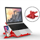 E5 Portable Laptop Stand Adjustable Computer Stand with Phone Holder for Notebook