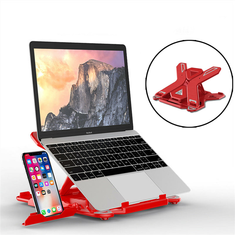 E5 Portable Laptop Stand Adjustable Computer Stand with Phone Holder for Notebook