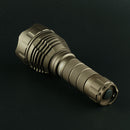 1Pcs Sand Silver Color Convoy L2 DIY 18650/26650 Extension Tube Flashlight Body Host Without LED & Driver