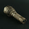 1Pcs Sand Silver Color Convoy L2 DIY 18650/26650 Extension Tube Flashlight Body Host Without LED & Driver
