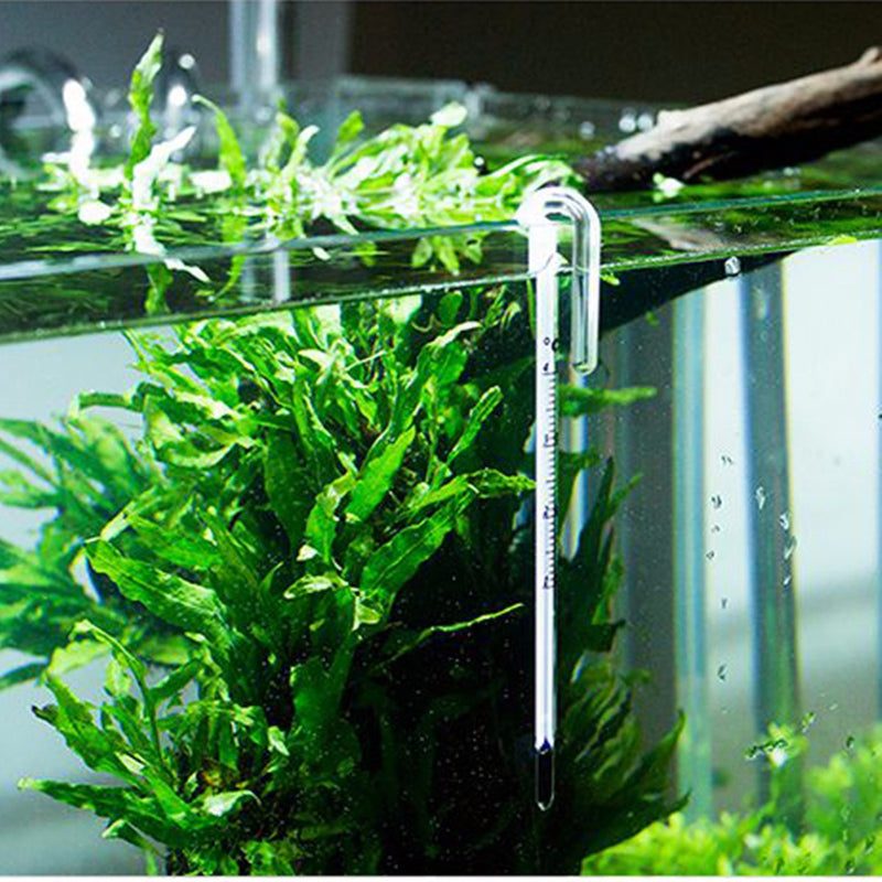 Aquarium Fish Tank Glass U Hook Hang On Tester Thermometer Temperature