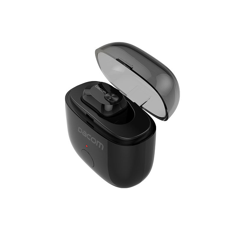 DACOM K6P Wireless bluetooth Earphone Mini Invisible Single Headphone with Charging Box with HD Mic
