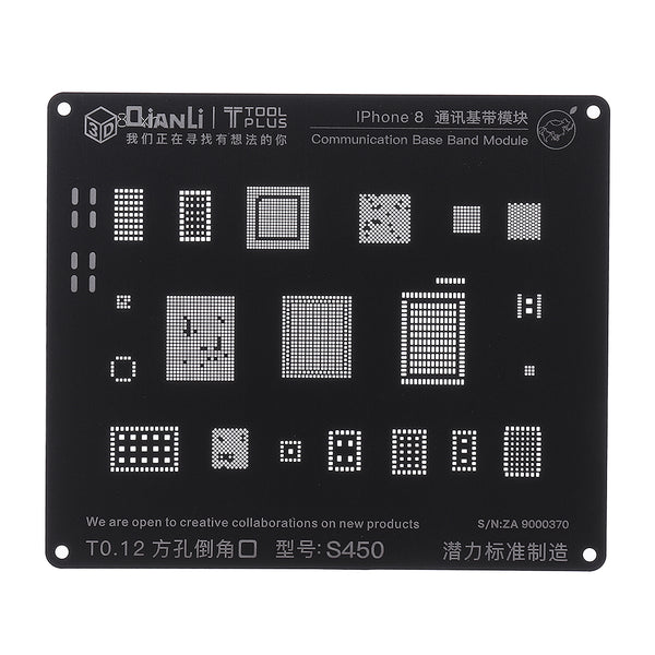 BGA Stencil Communication Baseband Module BGA Reballing Stencil Repair Tool for iPhone 5 5S 6 6S 7G 7Plus 8 8P