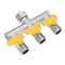 1/2'' Garden Hose Maniford Quick Connector 3 Outlet Three Way Splitter Valve Adapter Hose Connector Splitter for Washing Machine Faucet