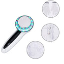 6 in 1 LED Color Light Ultrasonic Facial Skin Beauty Machine Positive & Negative Ions Decrease Scars Promote Blood Circulation Detoxification