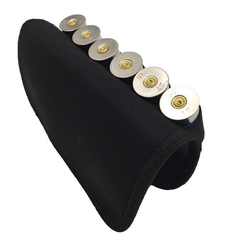 6 Rounds Reload Strip Shotgun Bullet Dump Pouch Holder Ammo Carrier Hunting Gun Accessories