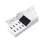 Upgrade Version Multiple USB Charger Intelligent 8-Port Desktop Charger Wireless Charger Charging Station Multi Port Travel Fast Wall Charger Hub Display Real-time Current