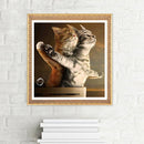 Titanic Jack and Rose Cat 5D DIY Diamond Painting Embroidery Cross Stitch Decorations