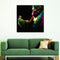 Miico Hand Painted Oil Paintings Abstract Colorful Gorilla Wall Art For Home Decoration Paintings