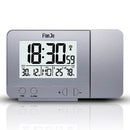 FanJu FJ3531 Projection Alarm Clock USB Charger Snooze Double Alarm Backlight Desk Clock