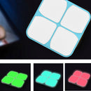 USB Rechargeable Touch Sensor Colorful LED Clover Night Light QI Wireless Charger for Iphone Android