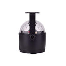 7W RGBYW Voice Activated Remote Control LED Crystal Magic Ball Stage Light for Bar Show AC100-240V