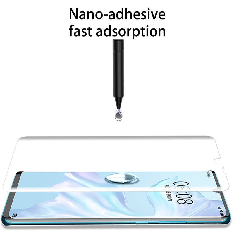 Bakeey UV Liquid Full Glue Cover Clear Curved Anti-Explosion Soft Tempered Glass Screen Protector For Huawei P30 PRO