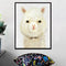 Miico Hand Painted Oil Paintings Cartoon Alpaca Paintings Wall Art For Home Decoration