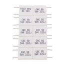 50pcs BPR56 5W 0.22R 0.22 Ohm 5w Non-inductive Ceramic Cement Resistor Wirewound Resistance