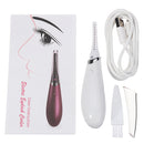 USB Electric Heated Eyelash Curler Long Lasting Eye Lashes Curling Tool With Comb