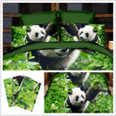 3D Panda Single Double Size Quilt Cover Pillowcase Bedding Sets Printed Duvet Cover