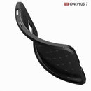 Bakeey Anti-Fingerprint Soft Litchi Texture Silicone Protective Case For OnePlus 7