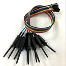 Set of 10 Test Hook Clip for Logic Analyzer - Black