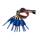 Set of 10 Test Hook Clip for Logic Analyzer - Blue