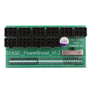 6 Pin Power Supply Breakout Board Adapter For HP 1200w/750w Bitcoin Mining (Different Side)