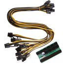 Breakout Board + 10 Pieces Cable For 1200w/750w Power Module Mining Ethereum