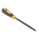 6inch Carbon Steel Triangular File With Ergonomic Rubber Anti-slip Handle