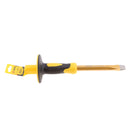 Flat Chisel Masonry Stone Chisel Carving Tool With Non-slip Hand Protection Grip