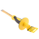 Flat Chisel Masonry Stone Chisel Carving Tool With Non-slip Hand Protection Grip