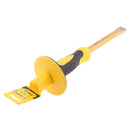 Flat Chisel Masonry Stone Chisel Carving Tool With Non-slip Hand Protection Grip