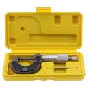 Carbide Outside Micrometer Machinist Tool 0-25mm Range/0.01mm Accuracy