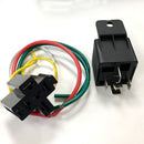40A 24V Heavy Duty 5 Pin SPDT Relay with Prewired Base Socket Holder for Automotive Car