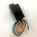 40A 24V Heavy Duty 5 Pin SPDT Relay with Prewired Base Socket Holder for Automotive Car
