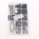 Lot 610pcs Wire Jumper Cable Pin Header Housing Crimp Male Female Pins Connectors wiht Case