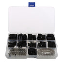 Lot 610pcs Wire Jumper Cable Pin Header Housing Crimp Male Female Pins Connectors wiht Case