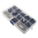 Lot 610pcs Wire Jumper Cable Pin Header Housing Crimp Male Female Pins Connectors wiht Case