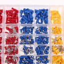 Lot 480pcs Assortment Connectors Terminals Set Male Female Spade Electrical Wire Crimps