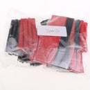 150Pcs 2:1 Heat Shrink Tube Assortment Kit Tubing Wrap for Electrical Wire Insulation Cable Sleeve Black Red