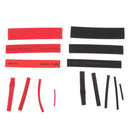 150Pcs 2:1 Heat Shrink Tube Assortment Kit Tubing Wrap for Electrical Wire Insulation Cable Sleeve Black Red