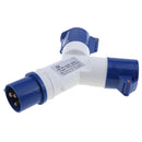 16A 220V 3-Pin Plug Socket Splash/ Weather-Proof Electrical Connector 2P+E
